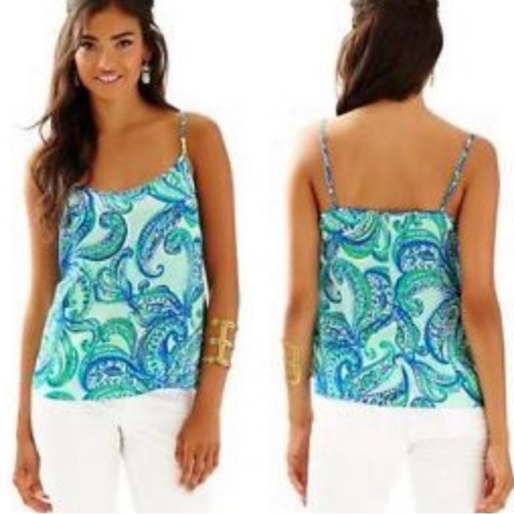 Lilly Pulitzer Skye silk camisole. Size XS